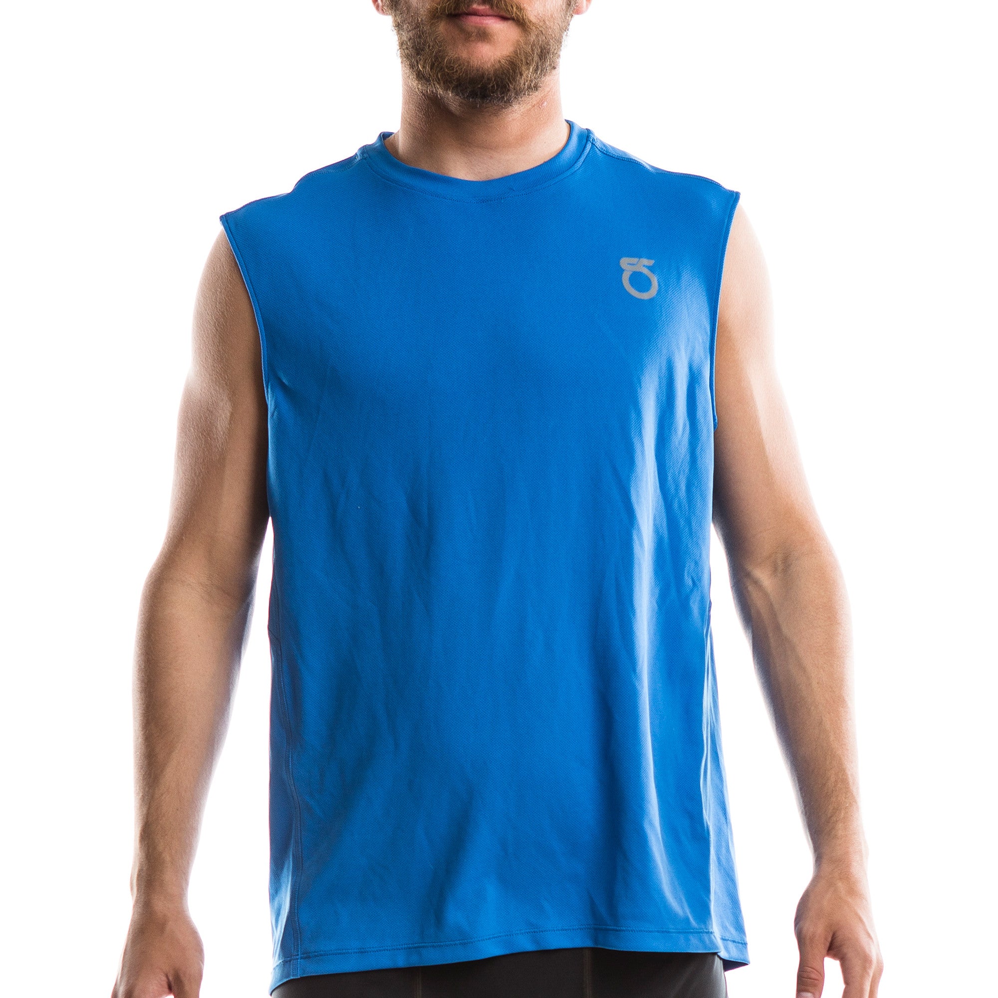 Active Sportswear - Men's Chalk Sleeveless Shirt