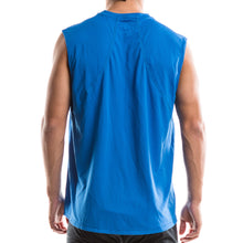 SeasonFive Men's Chalk sleeveless Atmos LT shirt great for; biking, watersports, surfing, sailing, paddle boarding, fishing, sun protection, trails, and any activewear