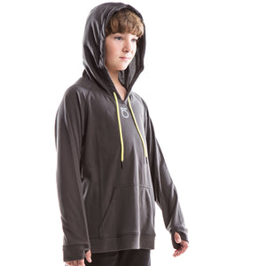 SeasonFive Youth's Atmos LT Boulder Hoodie great for; biking, fishing, sailing, paddle boarding, trails, surfing, sun protection, watersports, and any activewear
